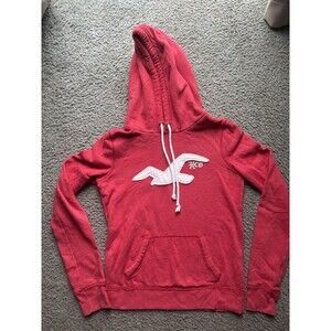 VTG Hollister Co Red Pullover Sweatshirt Sz Medium
